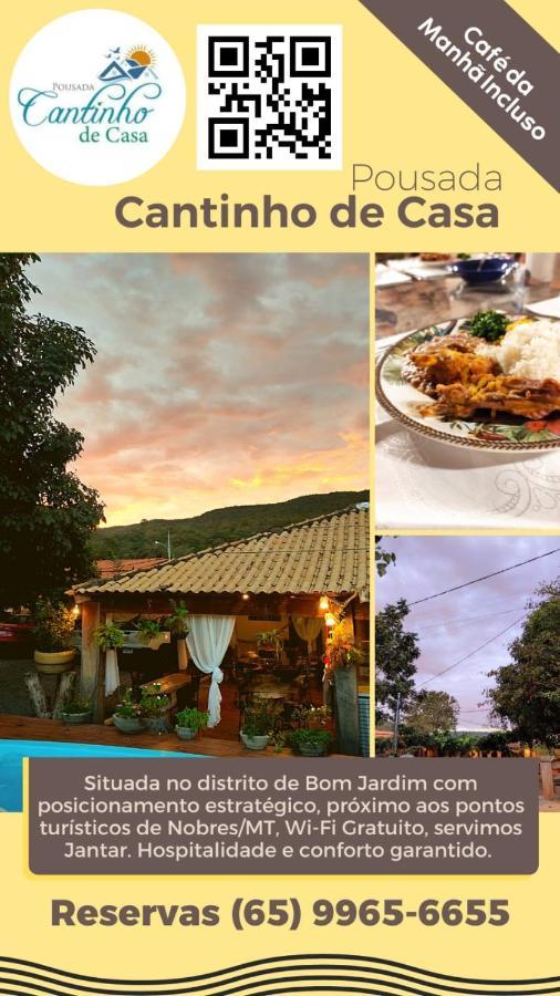 Pousada Cantinho De Casa Nobres Eksteriør billede